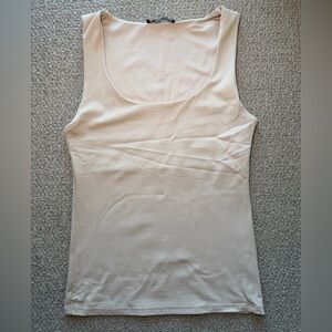 Zara Basic Cream Tank Top